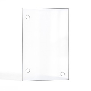Cristall Philippe FOYER 850 - Vidre Rectangle Perforat per xemeneia