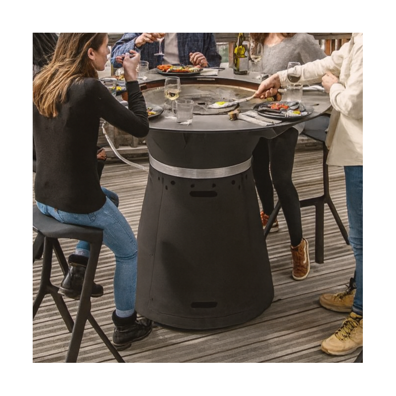 Gas Plancha Fire Pit 130 cm - 1 Height 80 cm - Capska