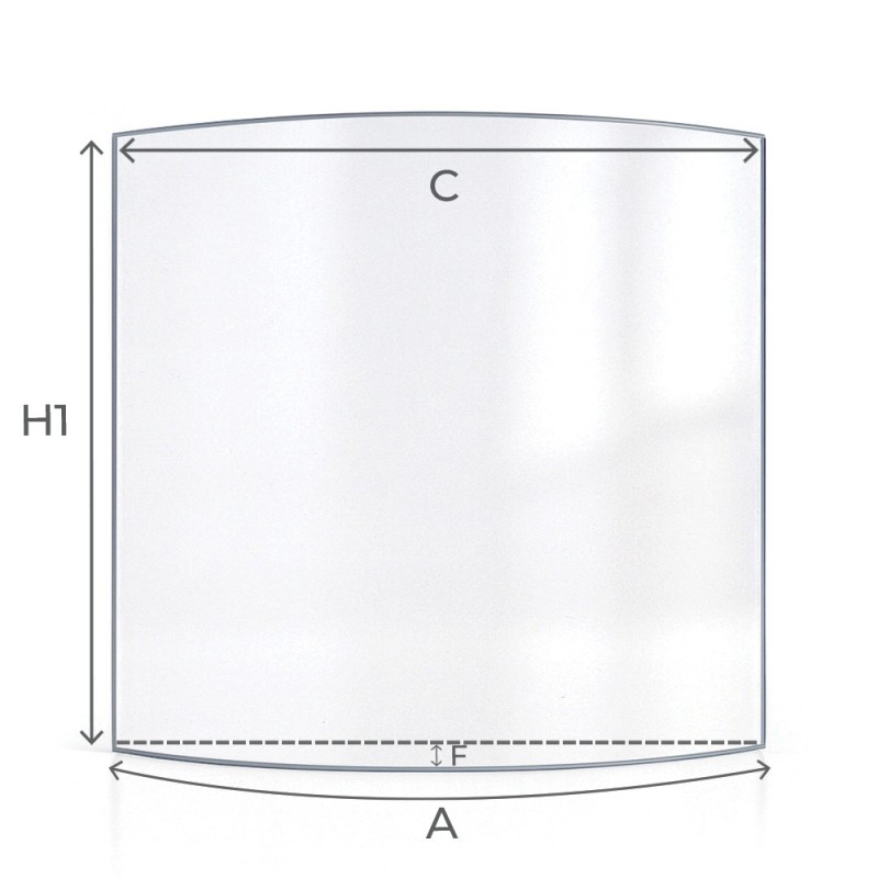 Glas für Konigshutte TUCANA 28/8064 - Hochwertiges Keramikglas - Capska