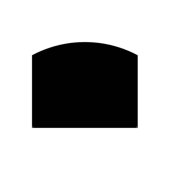 Plaque De Sol Arrondie 100X65 Cm - Ref DN-017.PSA3N3